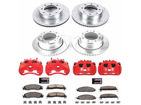 Powerstop Z36 Extreme Front and Rear Brake Kit with Calipers, 2013-2018 Dodge Ram Cummins SRW Powerstop Brakes