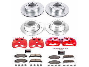 Powerstop Z36 Extreme Front and Rear Brake Kit with Calipers, 2013-2018 Dodge Ram Cummins DRW Powerstop Brakes