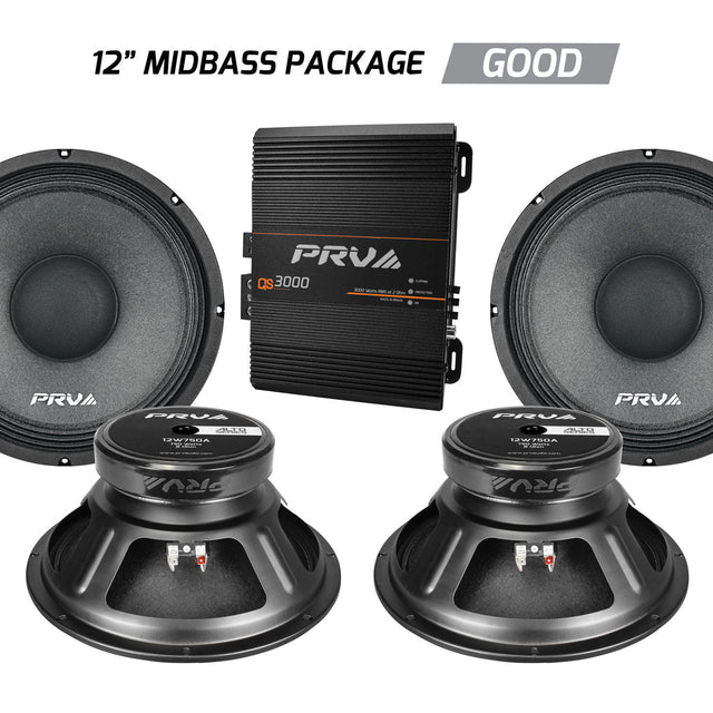 12″ Midbass Bundle PRV Audio