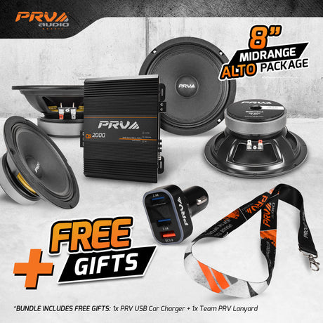 2000 Watts 8″ Bundle PRV Audio