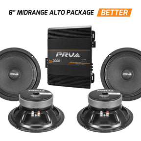 2000 Watts 8″ Bundle PRV Audio