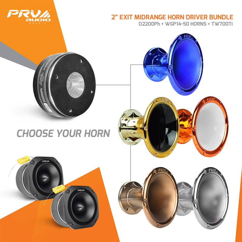 PRV Vocal Horn Driver + Tweeters Bundle PRV Audio
