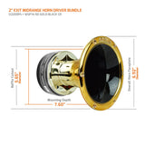 PRV Audio Vocal Horn Driver + Tweeters Bundle