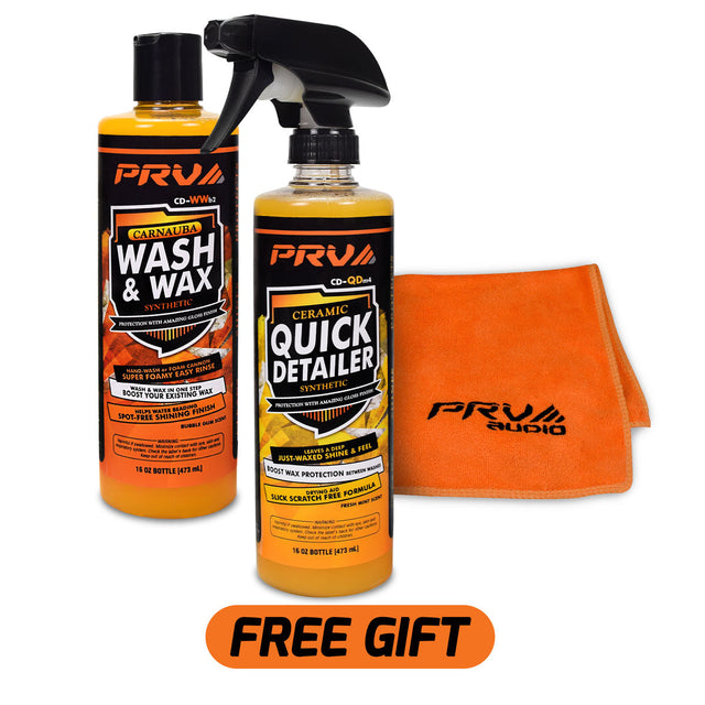 Wash & Detail Bundle FREE GIFT PRV Audio