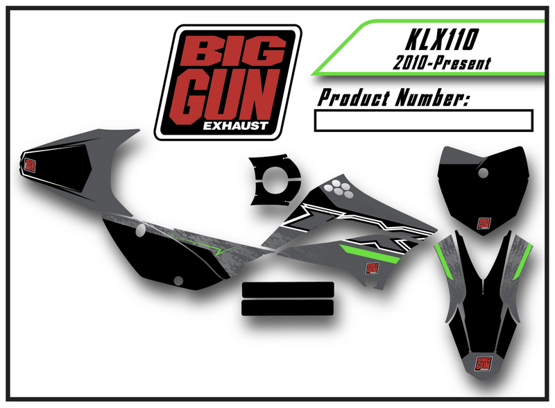 Graphics Kit - Kawasaki KLX 110 (2010-2022)
