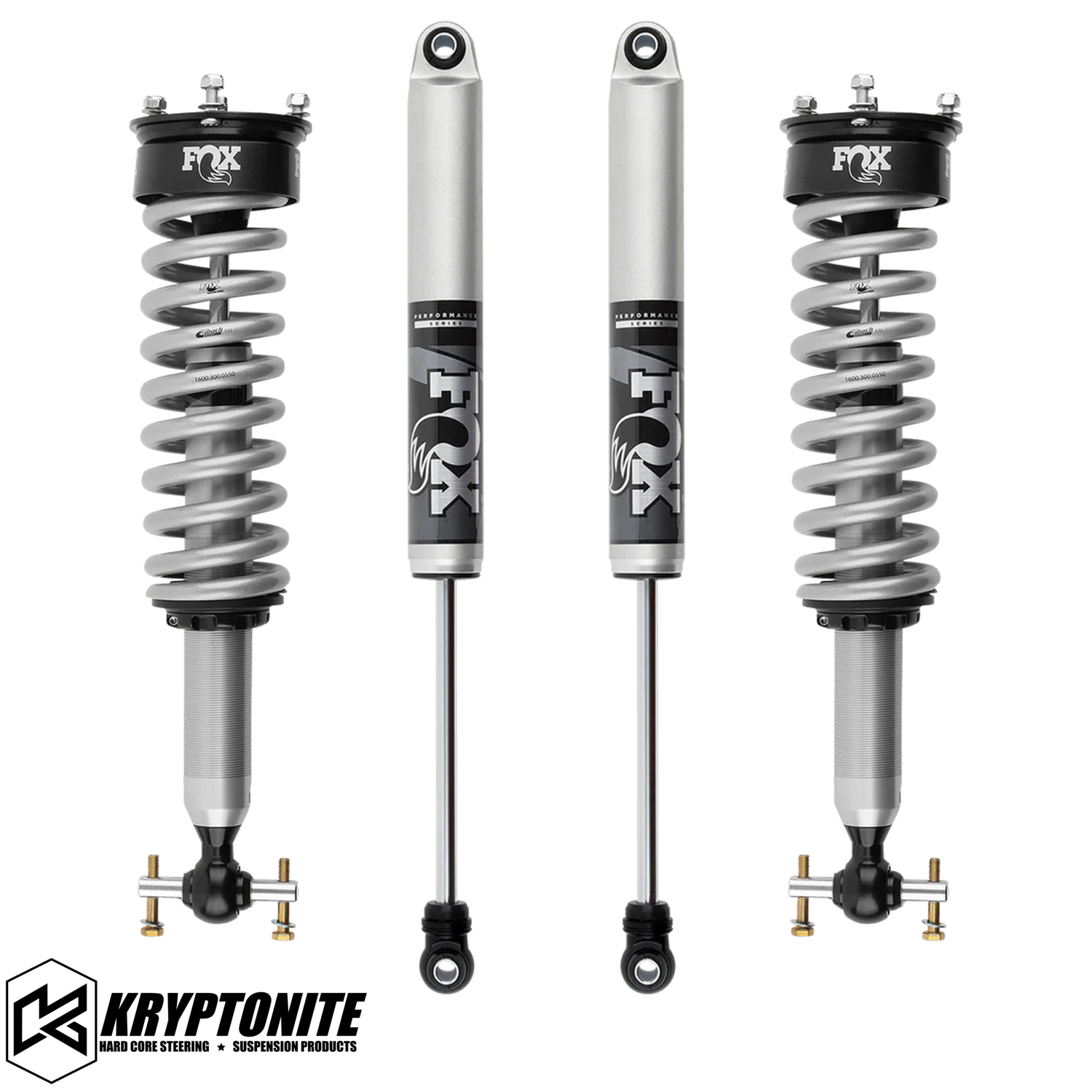 KRYPTONITE STAGE 3 LEVELING KIT WITH FOX 2.0 SHOCKS FOR CHEVY/GMC 1/2 TON 6 LUG TRUCKS 2019+