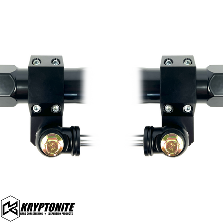 KRYPTONITE FORD SUPER DUTY 2005-2025 DUAL STEERING STABILIZER KIT WITH FOX 2.0 SHOCKS
