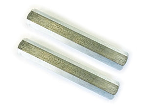 Kryptonite KRSLV10 Solid Steel Tie Rod Sleeves Zinc Plated, 2001-2010 6.6L Duramax LB7 LLY LBZ LMM Kryptonite