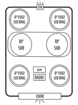2020+ Kawasaki Teryx KRX 1000 Stereo Tops (2-Seat) Kawasaki
