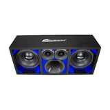 KTPON-208BLACK / DUAL 8" BLUE/BLACK COMANDO