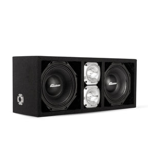 KTPONV2-208BLACK / DUAL 8" BLACK LOADED PORTED BOX + 2 TWEETER Comando Audio Inc.