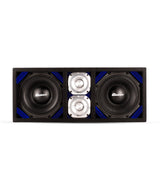 KTPONV2-208BLUE / DUAL 8" BLUE LOADED PORTED BOX + 2 TWEETER Comando Audio Inc.