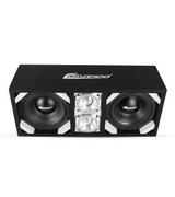 KTPONV2-208WHITE / DUAL 8" WHITE LOADED PORTED BOX + 2 TWEETER Comando Audio Inc.