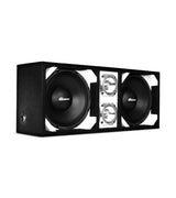 KTPONV2-210WHITE / DUAL 10" WHITE LOADED PORTED BOX + 2 TWEETER Comando Audio Inc.