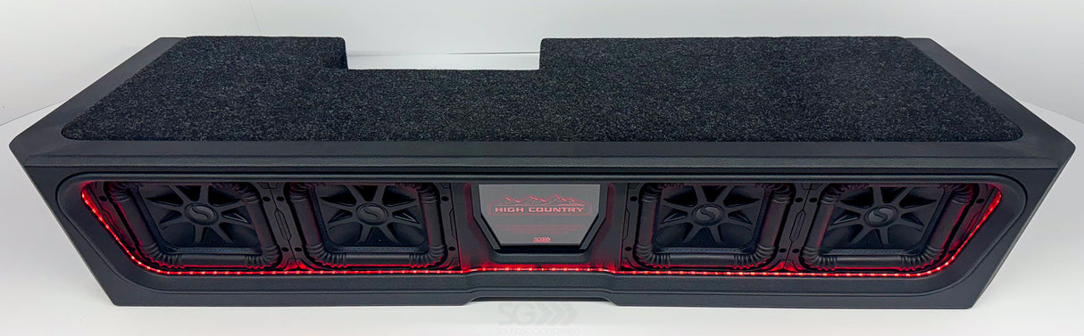 Custom Kicker Four L7S 8-inch Front-Firing Vented Sub Enclosure: 2019–2026 GMC & Chevy Sounds Good Stereo