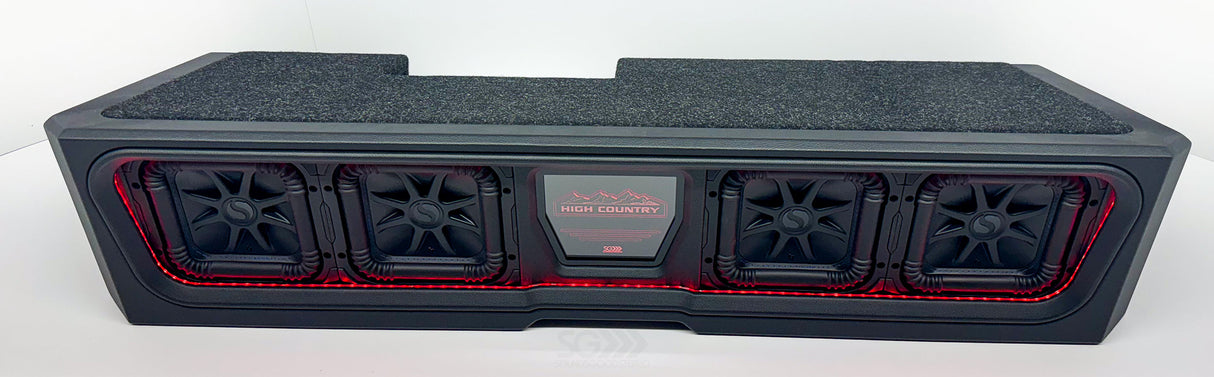 Custom Kicker Four L7S 8-inch Front-Firing Vented Sub Enclosure: 2019–2026 GMC & Chevy Sounds Good Stereo