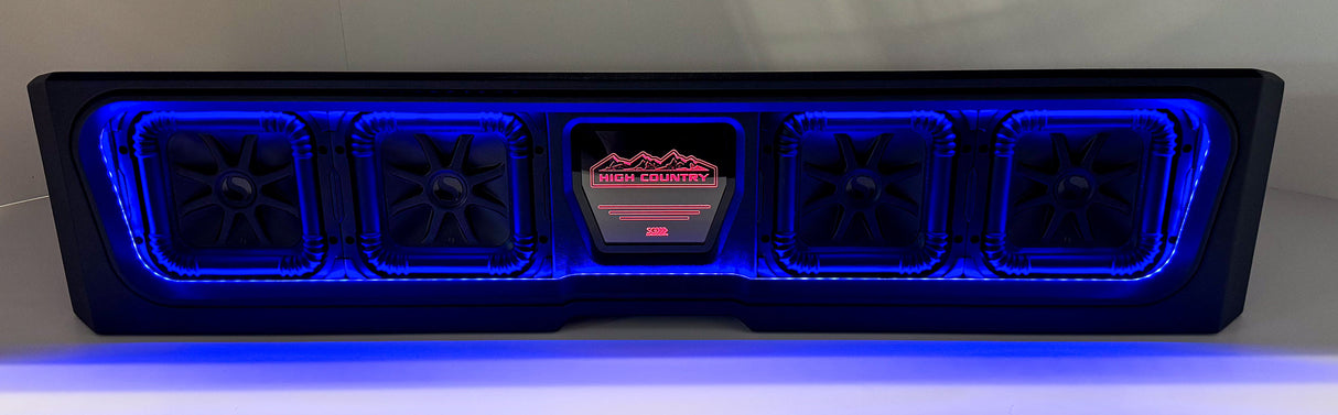 Custom Kicker Four L7S 8-inch Front-Firing Vented Sub Enclosure: 2019–2026 GMC & Chevy Sounds Good Stereo