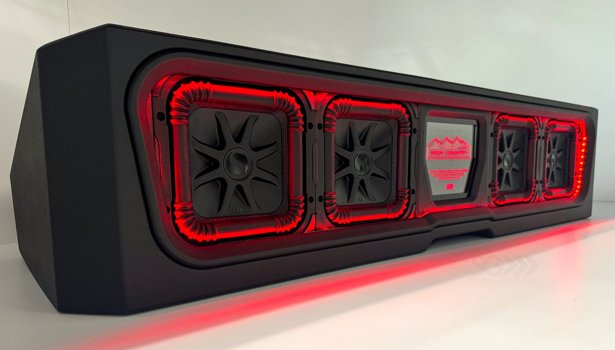 Underseat >>> Kicker L7S Four 8-inch Hand-Crafted Subwoofer Package with Pre-Tuned Amplifier Ten87 Design