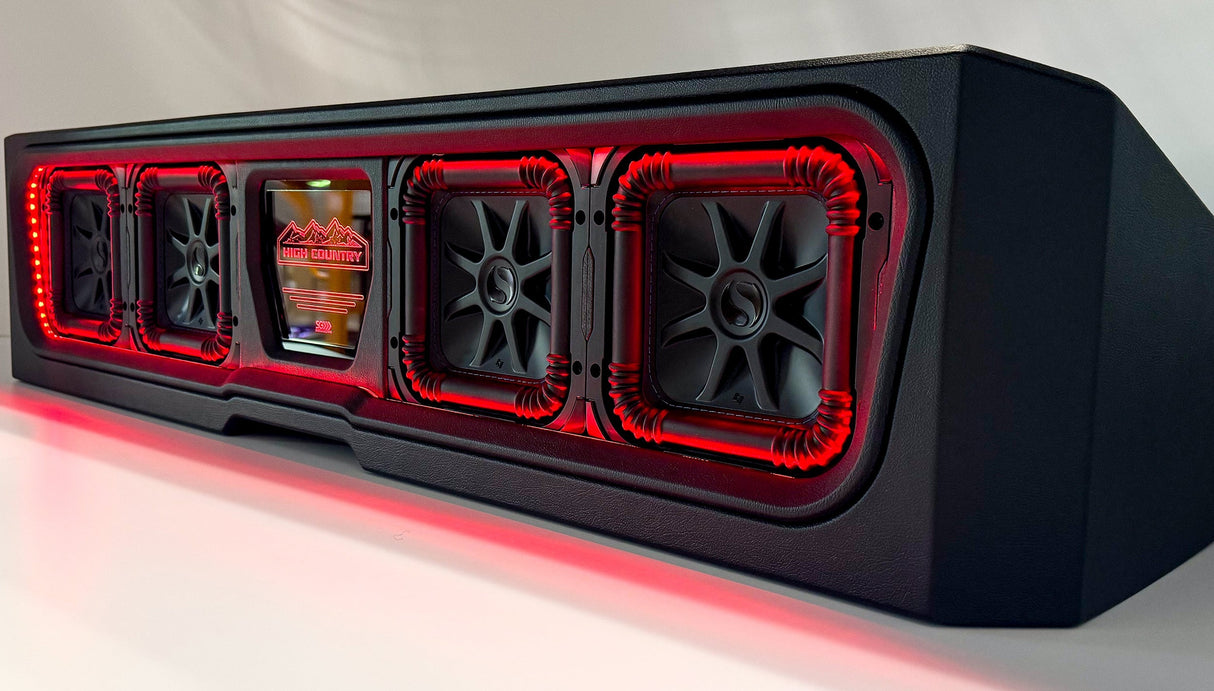 Custom Kicker Four L7S 8-inch Front-Firing Vented Sub Enclosure: 2019–2026 GMC & Chevy Sounds Good Stereo