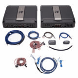 Kicker Plug & Play Dual LX Amp Kit Bundle Upgrade | '18- Current JL Wrangler/ '20- Current JT Gladiator
