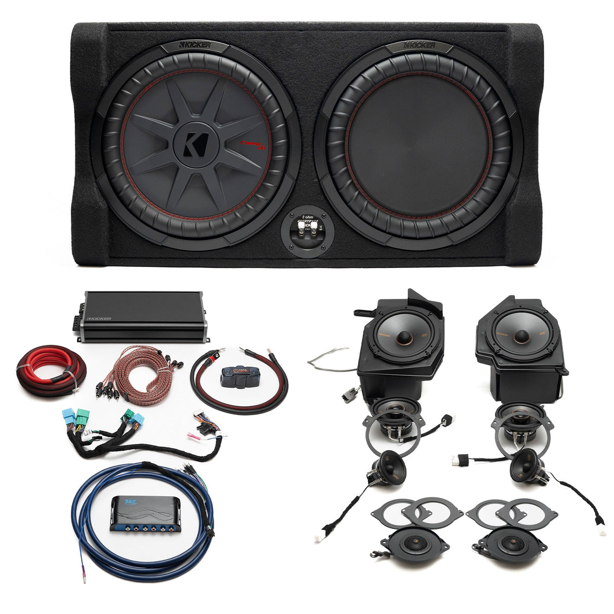 Kicker Plug & Play Full System Bundle Upgrade | '24 - Current JL Wrangler/ '24 - Current JT Gladiator