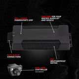 2020-2024 Polaris® RZR PRO Series Phase-6 K-Spec 5-Speaker 1400watt System w/MRB4 SSV Works