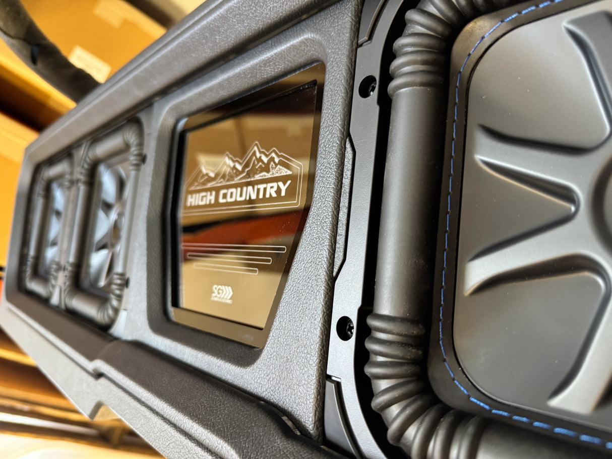 Custom Kicker Four L7S 8-inch Front-Firing Vented Sub Enclosure: 2019–2026 GMC & Chevy Sounds Good Stereo