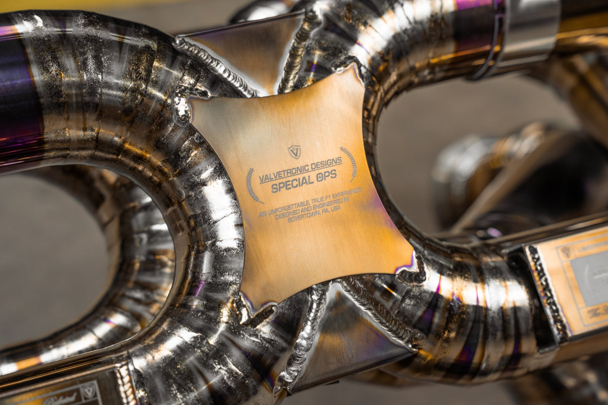 Lamborghini Huracan Performante /  EVO / STO / Tecnica True F1 / Valved Exhaust system Valvetronic Designs