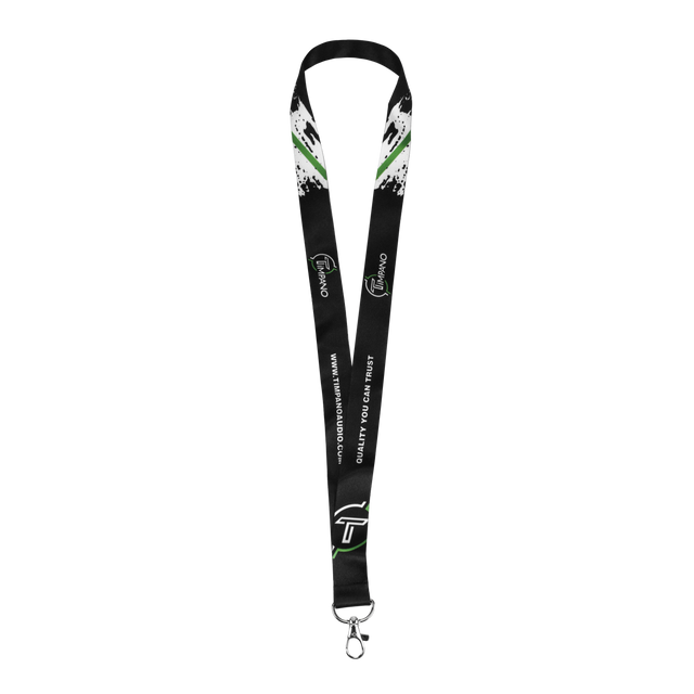 TPT Black and Green Lanyard Timpano Audio