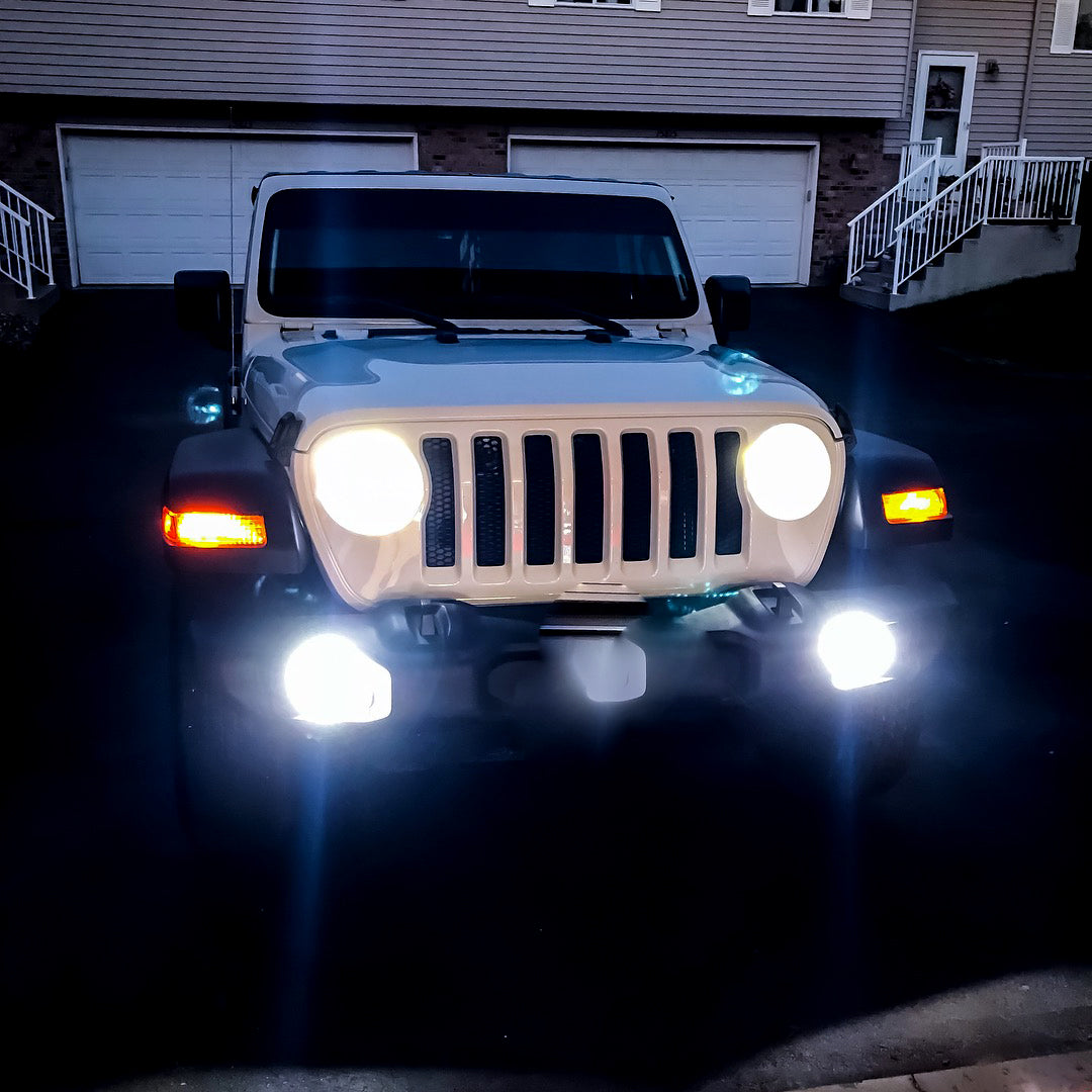 H8 12V 40-Watt High-Power (Single Beam) Led Headlight Bulbs