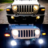 H16 9009 5202 5201 2504 12V 40-Watt High-Power (Single Beam) Headlight Bulbs LED