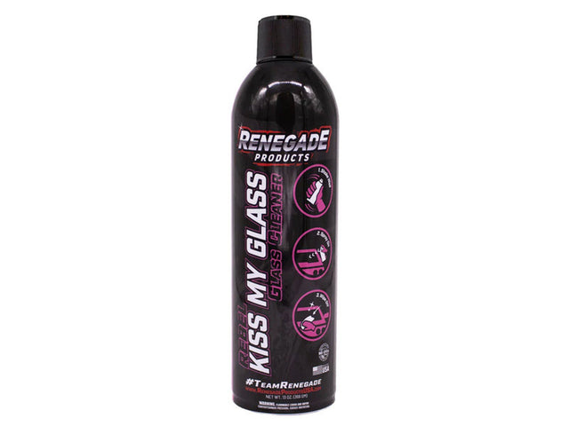 Renegade Kiss My Glass Aerosol Glass Cleaner, 13oz Renegade