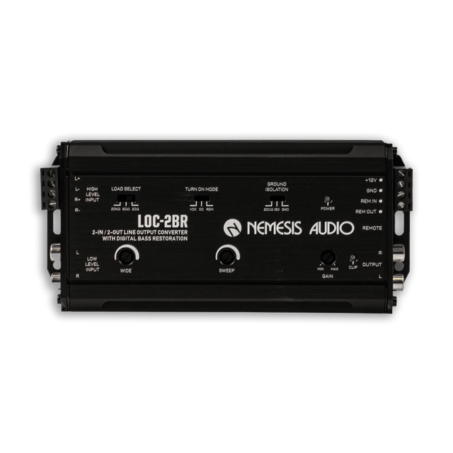 Nemesis Audio LOC-2BR 2-Channel Line Output Convertor With Digital Bass Reconstruction Nemesis Audio