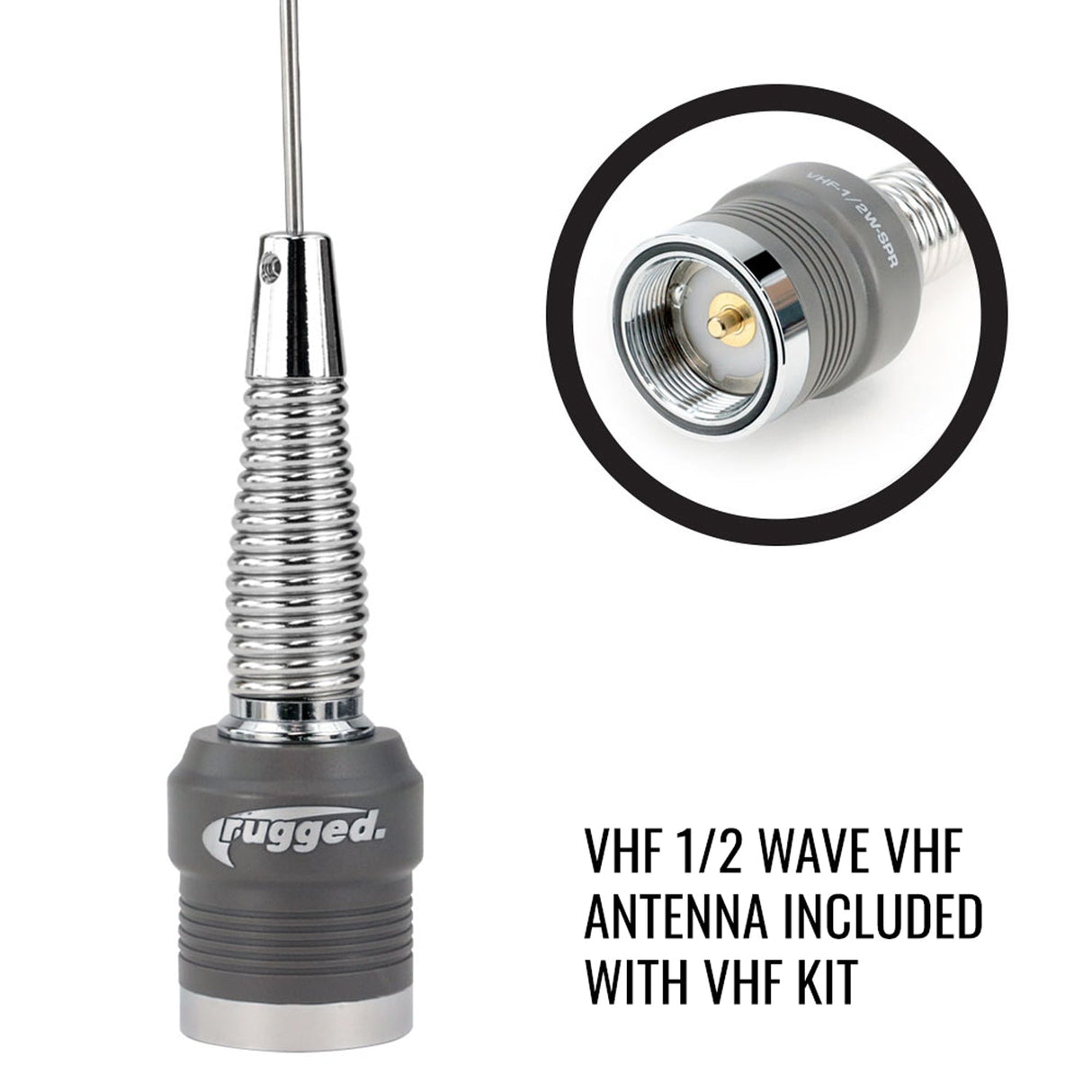 Long Track Antenna Upgrade Kit for Rugged V3 / RH5R Handheld Radio
