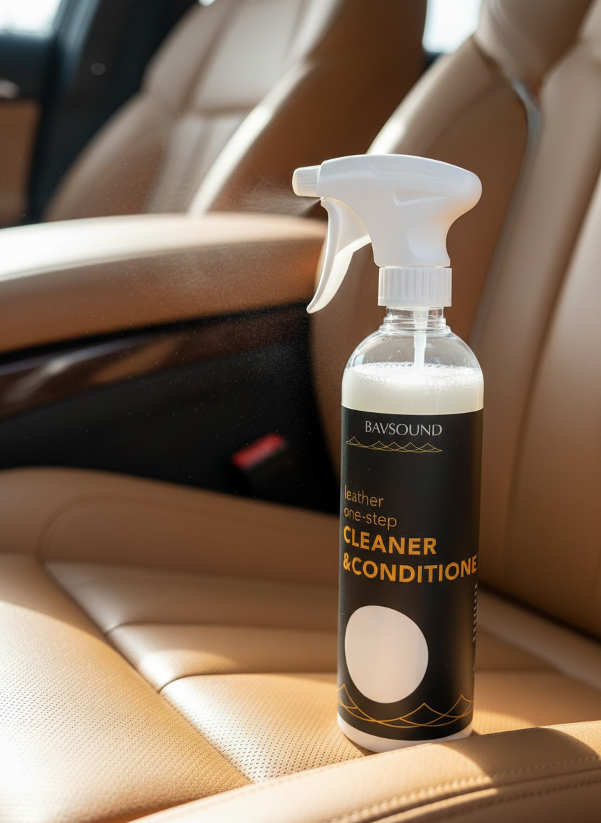 Bavsound Leather One-Step Cleaner & Conditioner 16oz Esoteric Car Care