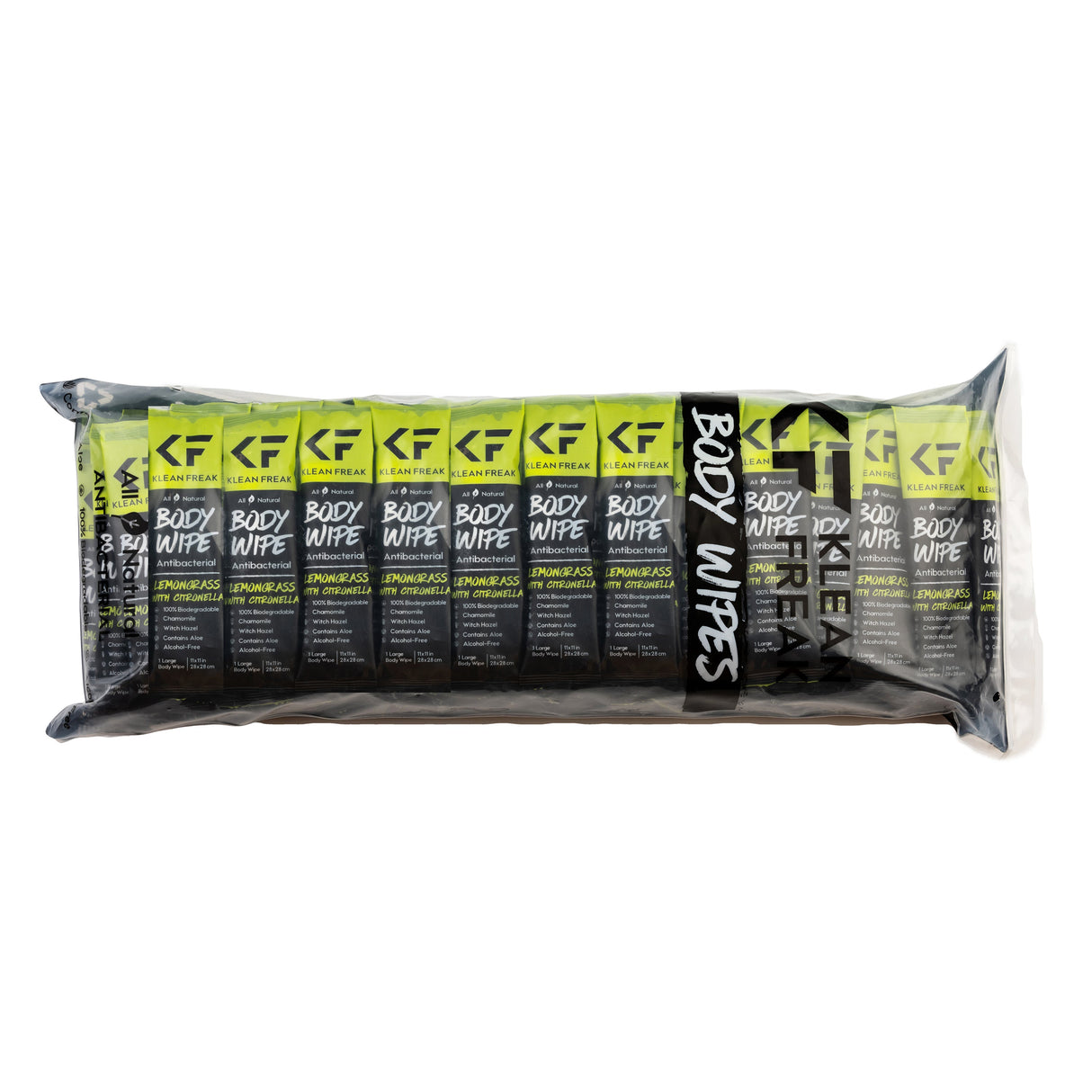Body Wipes - 100 Pack Klean Freak