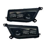 2018 - 2022 Polaris RZR Turbo S - COMBO: Replacement Headlights + Fangs