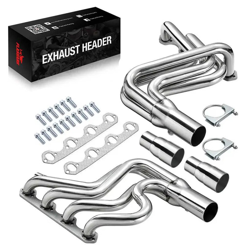 Short & Long Tube Headers For 1987-1995 Ford F150/F250/Bronco 5.8L V8 Truck Flashark