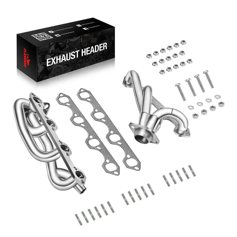 Short & Long Tube Headers For 1987-1995 Ford F150/F250/Bronco 5.8L V8 Truck Flashark