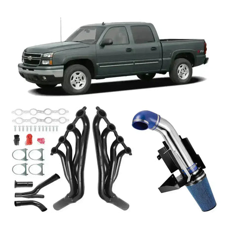Header for 2002-2006 Chevy Avalanche 1500 4.8L/5.3L/6.0L with Optional Cold Air Intake