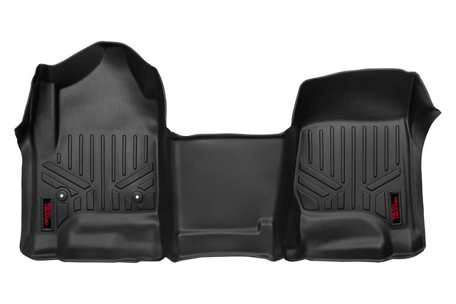 Floor Mats FR Over Hump Silverado/Sierra 1500/2500HD/3500HD (14-19 & Classic) Rough Country