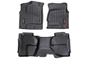 Floor Mats FR & RR Ext Cab Silverado/Sierra 1500/2500HD/3500HD 2WD/4WD Rough Country