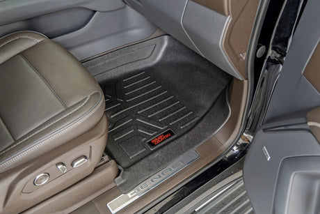 Floor Mats FR & RR FR/RR Bucket Chevy/GMC Tahoe/Yukon 2WD/4WD (21-26) Rough Country