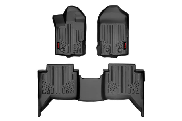 Floor Mats FR & RR Ford Ranger 2WD/4WD (2019-2023) Rough Country