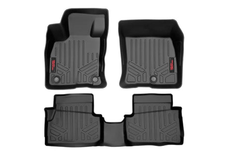 Floor Mats Front and Rear Ford Maverick Hybrid 2WD/4WD (2022-2026) Rough Country