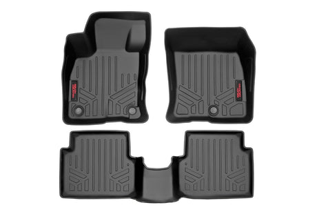 Floor Mats Front and Rear Ford Maverick EcoBoost 2WD/4WD (2022-2026) Rough Country