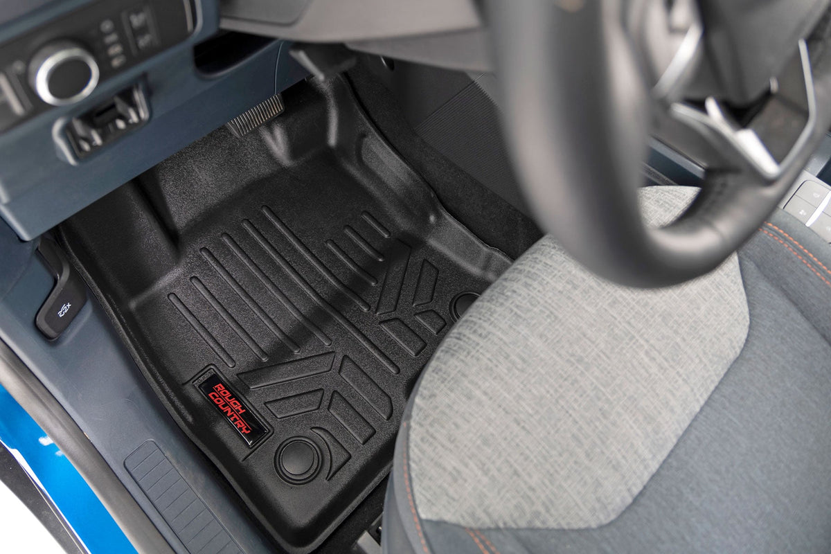 Floor Mats Front and Rear Ford Maverick EcoBoost 2WD/4WD (2022-2026) Rough Country