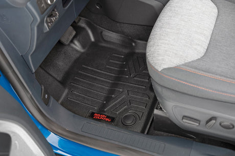 Floor Mats Front and Rear Ford Maverick EcoBoost 2WD/4WD (2022-2026) Rough Country