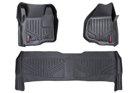 Floor Mats FR & RR Depressed Pedal Ford F-250/F-350 Super Duty (11-16) Rough Country