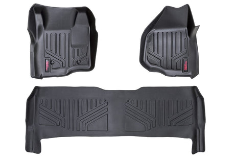 Floor Mats FR & RR Depressed Pedal Ford F-250/F-350 Super Duty (11-16) Rough Country